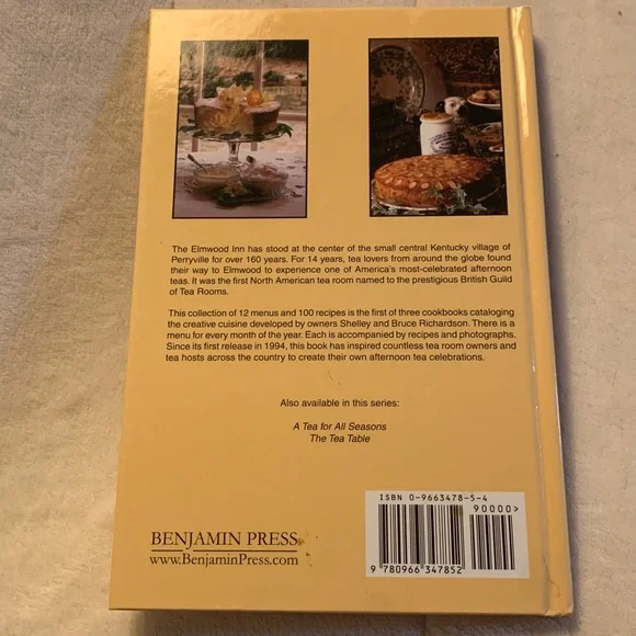 Autographed Tea menu and recipes - Picture 5 of 9